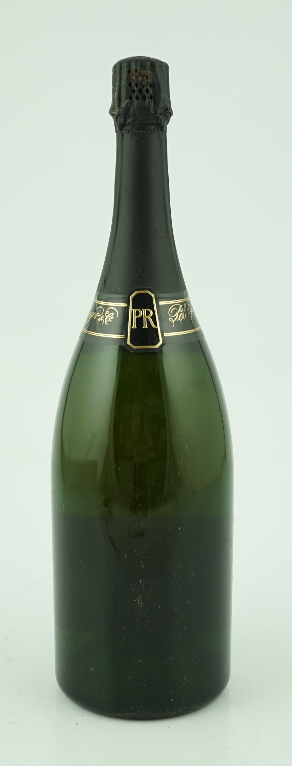 A magnum of champagne Pol Roger Cuvée Sir Winston Churchill 1975